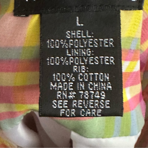 Wet Seal Plaid Colorful Long Sleeve Zip Front
Bomber Jacket - Picture 4 of 4